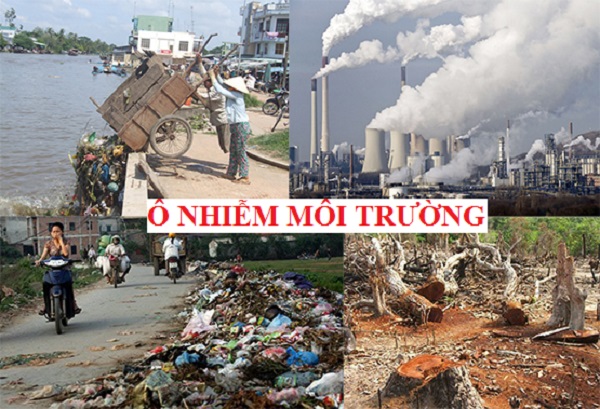 thực trạng ô nhiễm môi trường