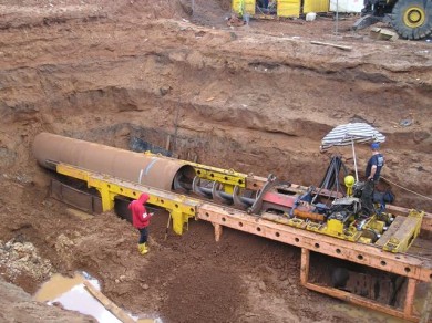 Phương án thi công khoan ngầm kéo đường ống nước qua đường